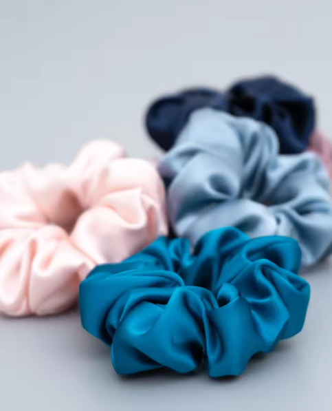 100% Pure Mulberry Silk Scrunchie