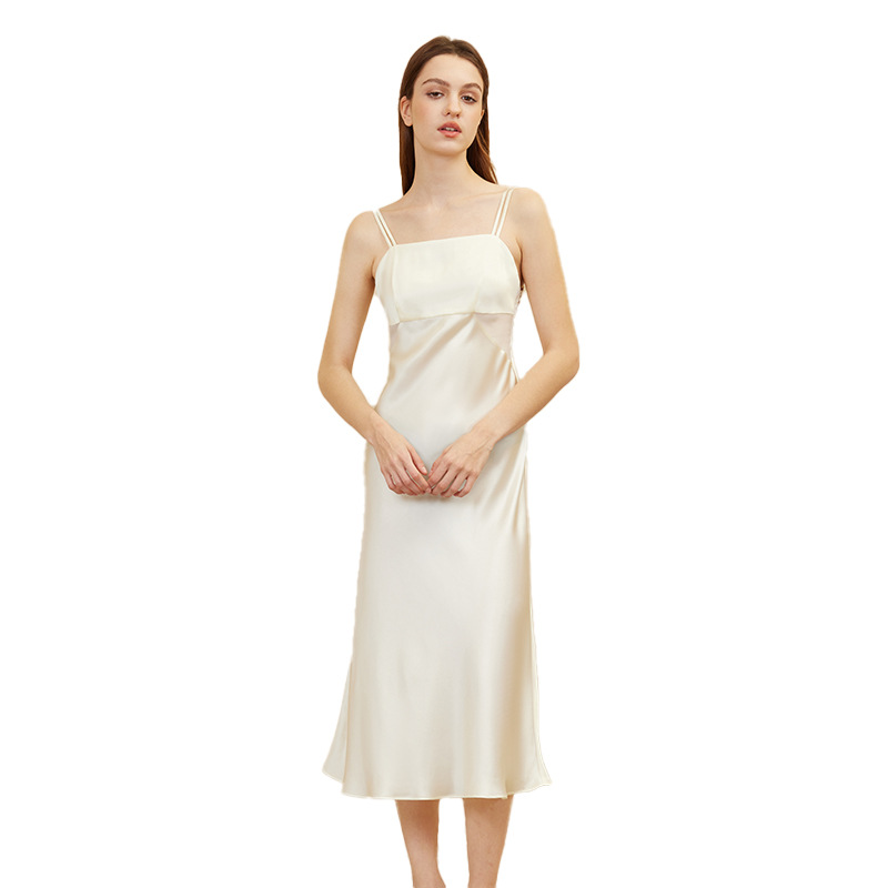 Luxury 100% Silk Midi Dress