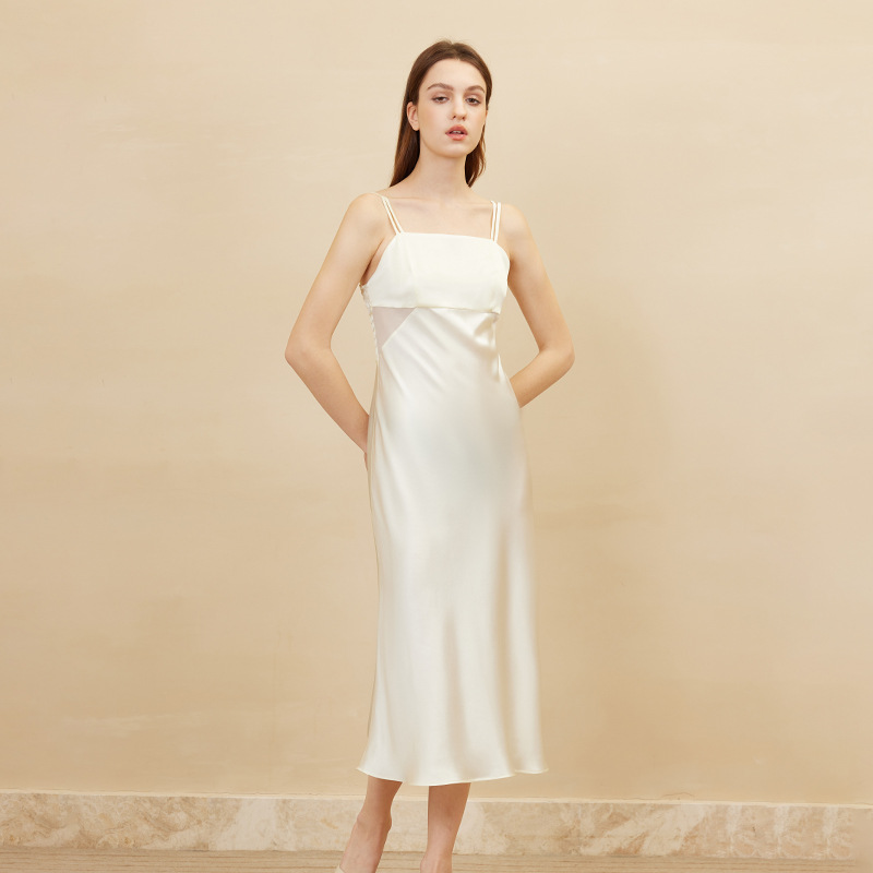 Luxury 100% Silk Midi Dress