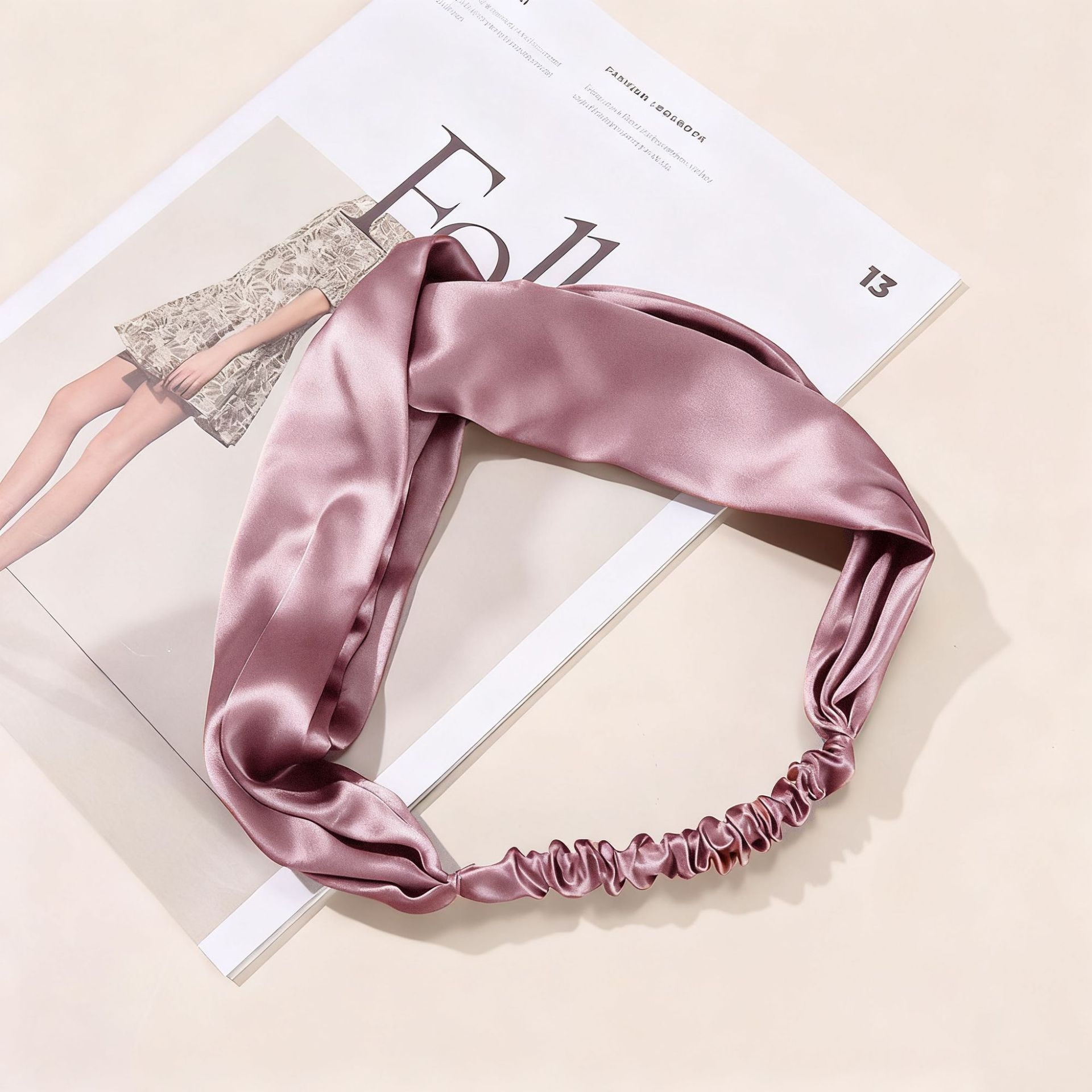 22 momme silk headband