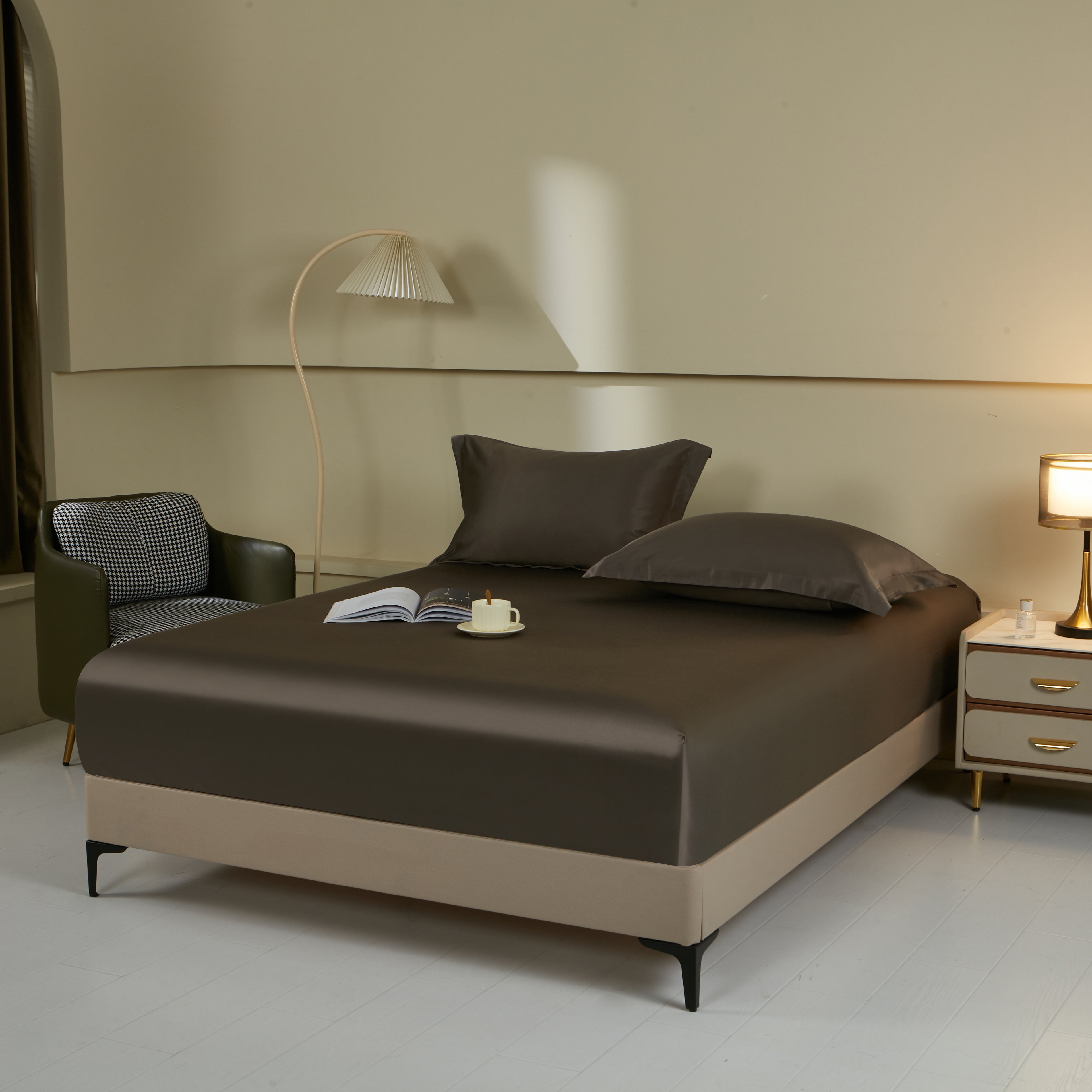 Pure Mulberry Silk Fitted Sheet Set