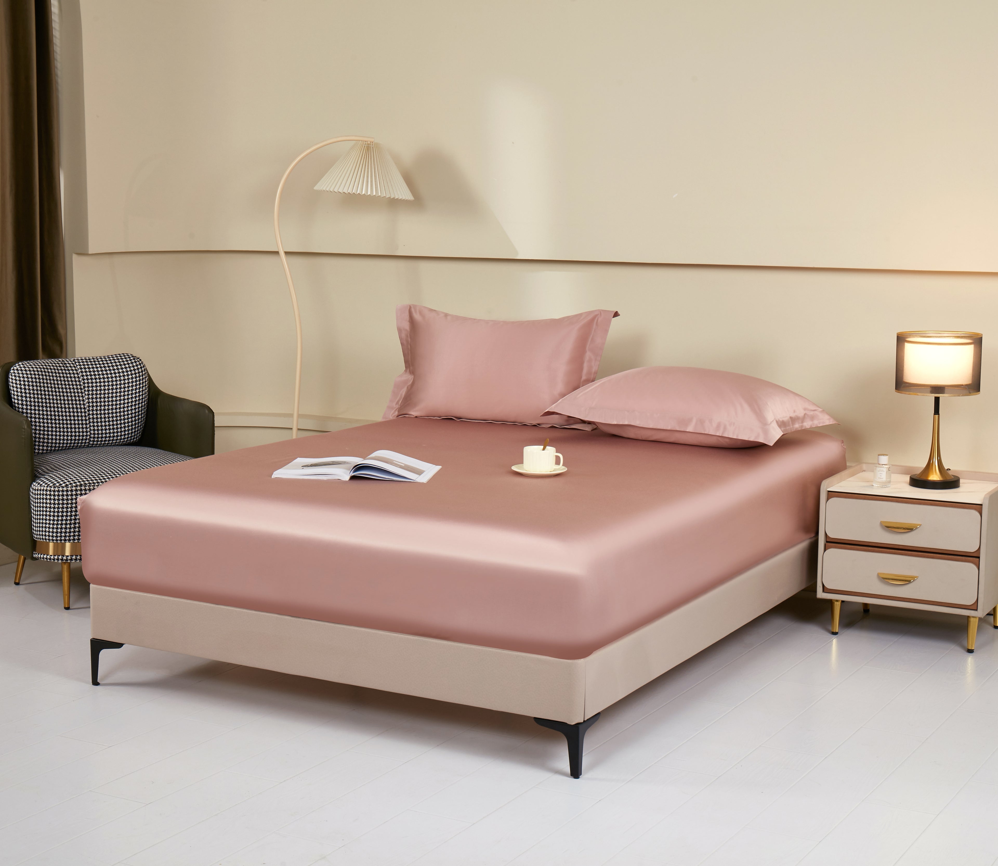 Pure Mulberry Silk Fitted Sheet Set