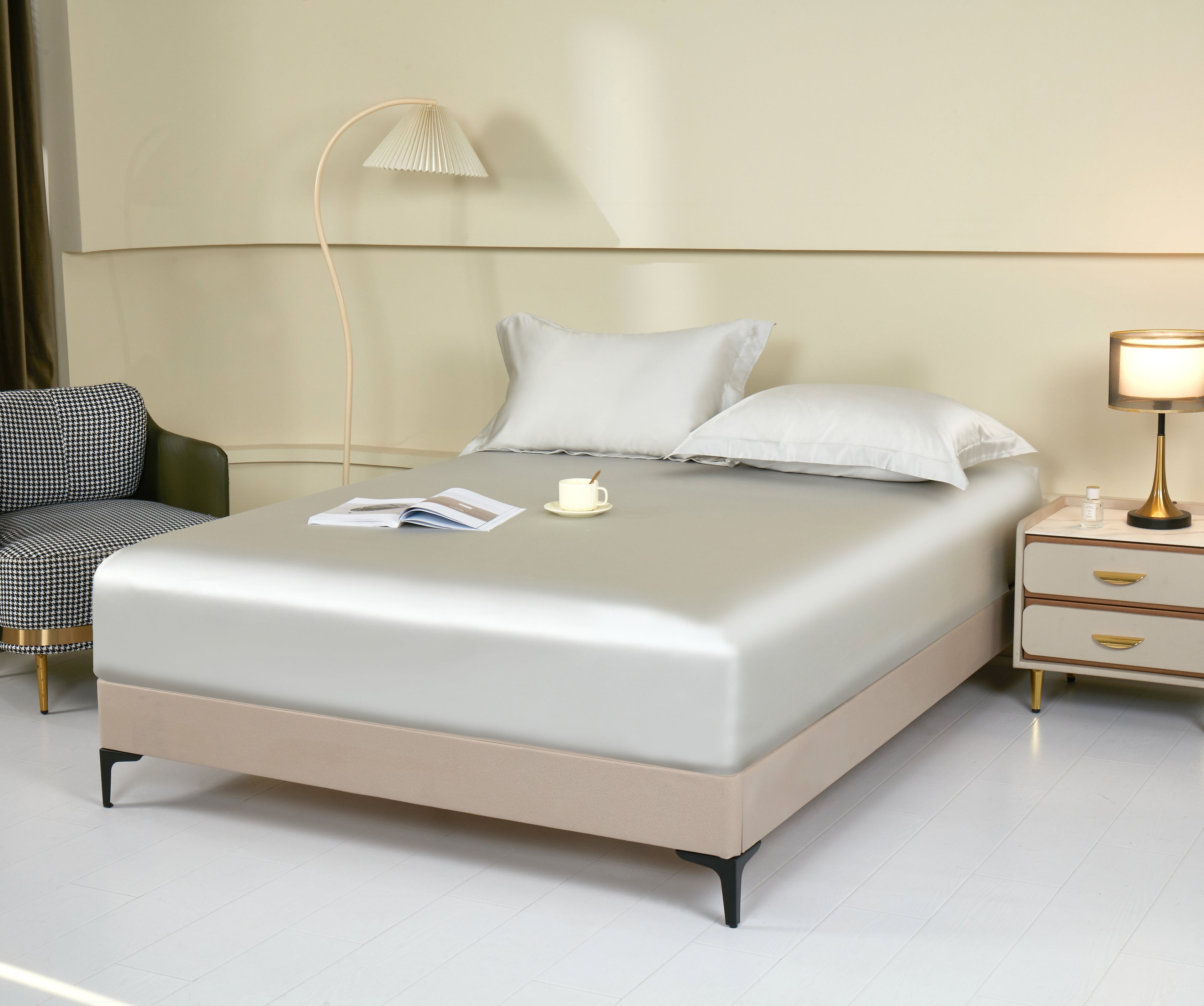 Pure Mulberry Silk Fitted Sheet Set