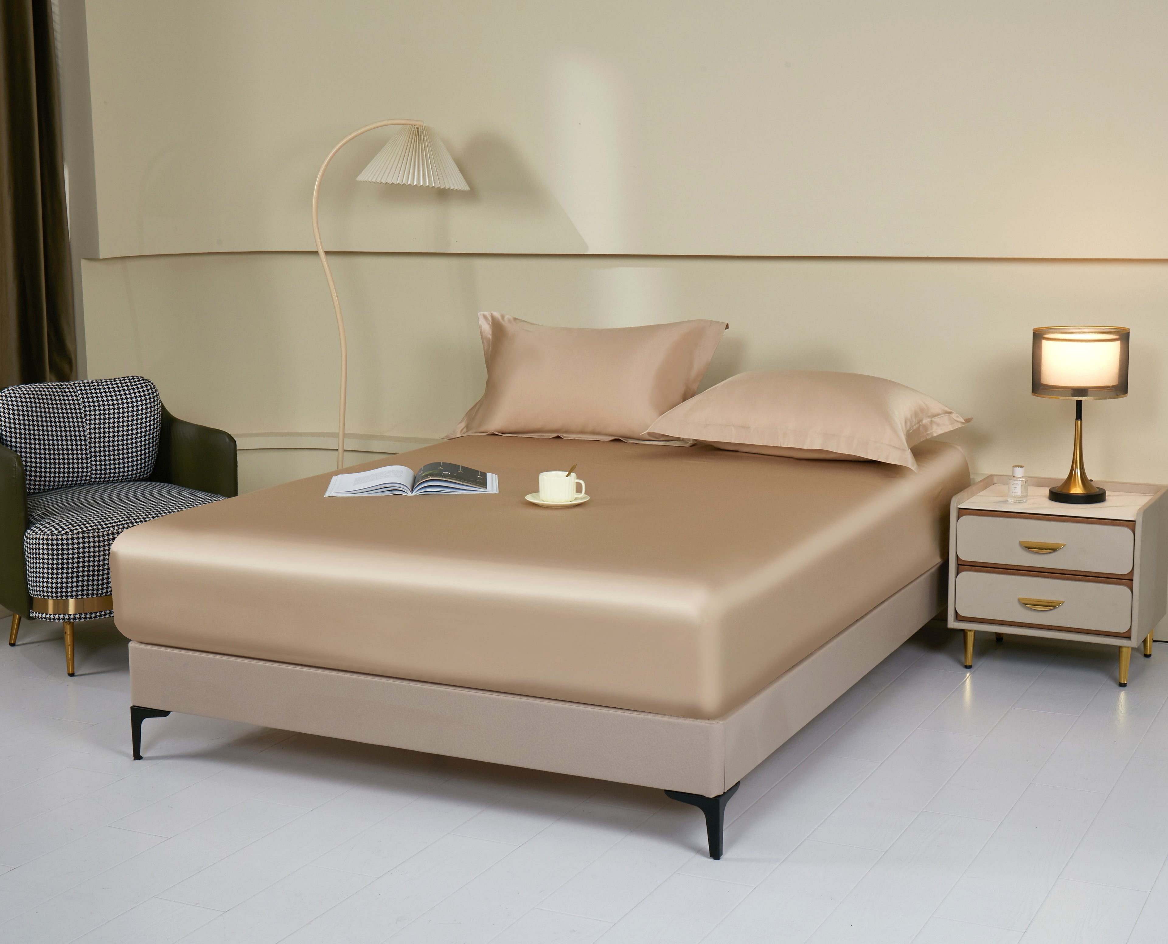 Pure Mulberry Silk Fitted Sheet Set