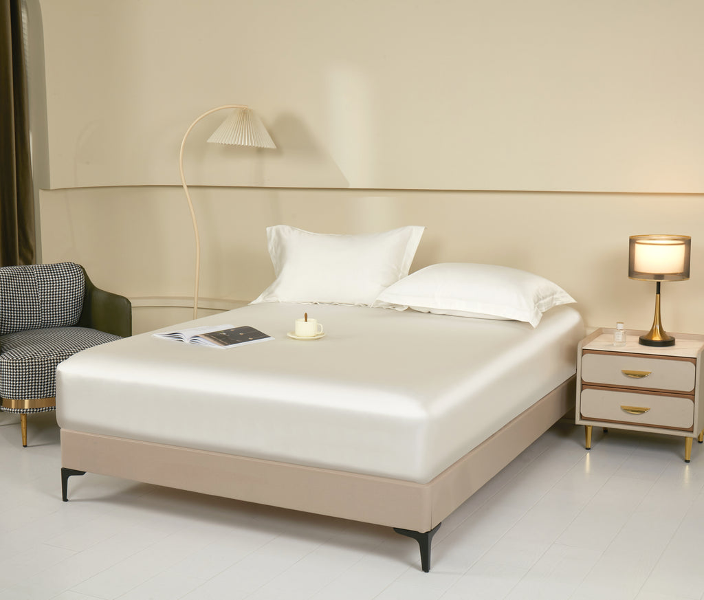 Pure Mulberry Silk Fitted Sheet Set