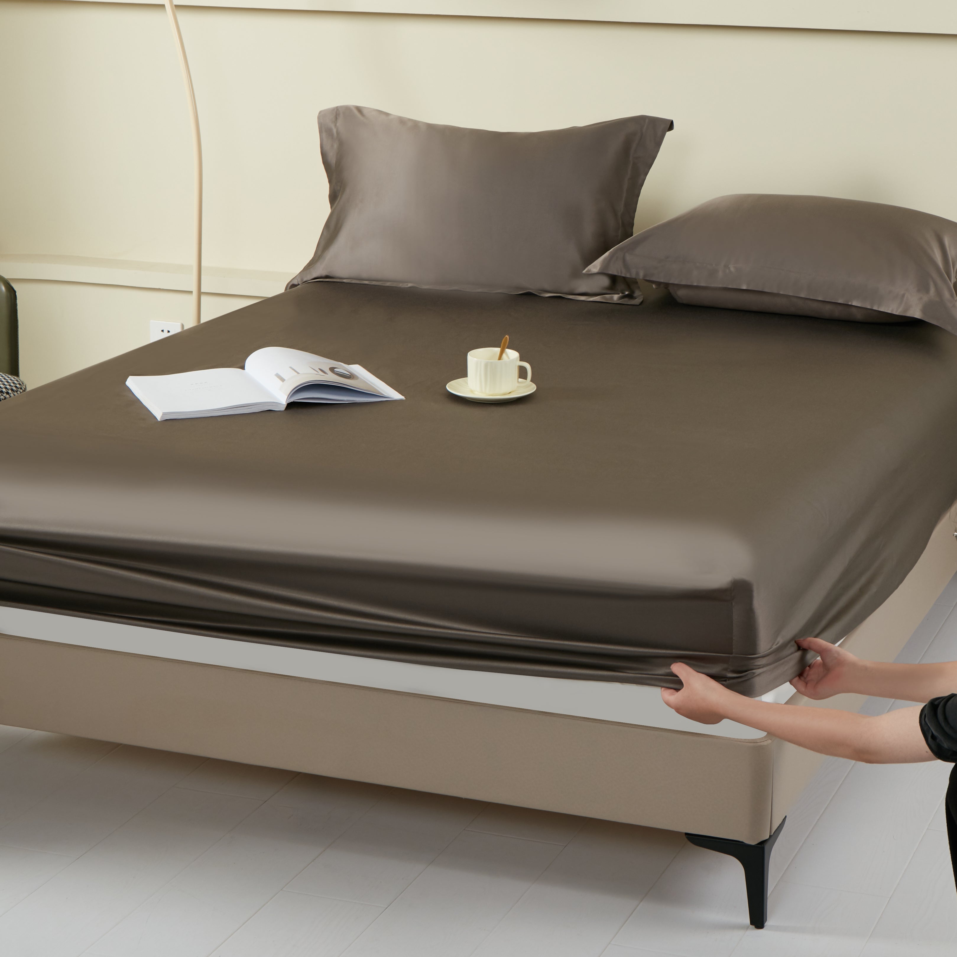 Pure Mulberry Silk Fitted Sheet Set